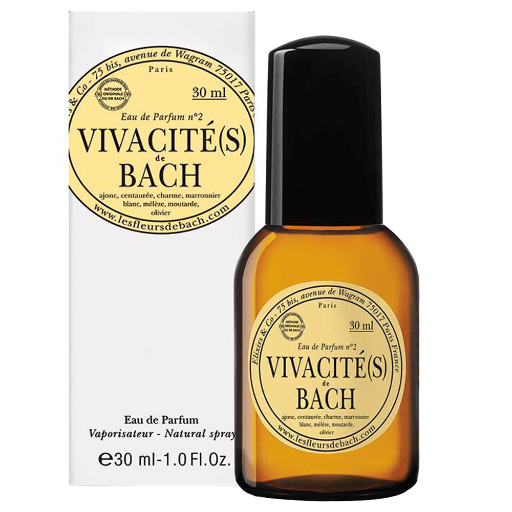 Φυσικά Αρώματα - Bach eau de parfum Vivacité - Vitality - Ξυλώδη Πικάντικο Λουλουδάτο Αρωμα απο Οργανικά αποστάγματα λουλουδιών Bach - «Ζωτικότητα» - 30ml - mykarma.gr