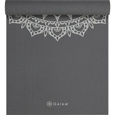 Gaiam  Στρώμα Yoga Dark Greige Marrakesh Διαστάσεις: Μήκος: 173 εκ Πλάτος: 61 εκ Πάχος: 5 mm - mykarma.gr