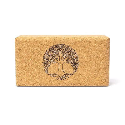 Yoga Props - Block Cork “Tree of Life” από Φελλό Διαστάσεις 23 x 12 x 7,5 cm  570 g