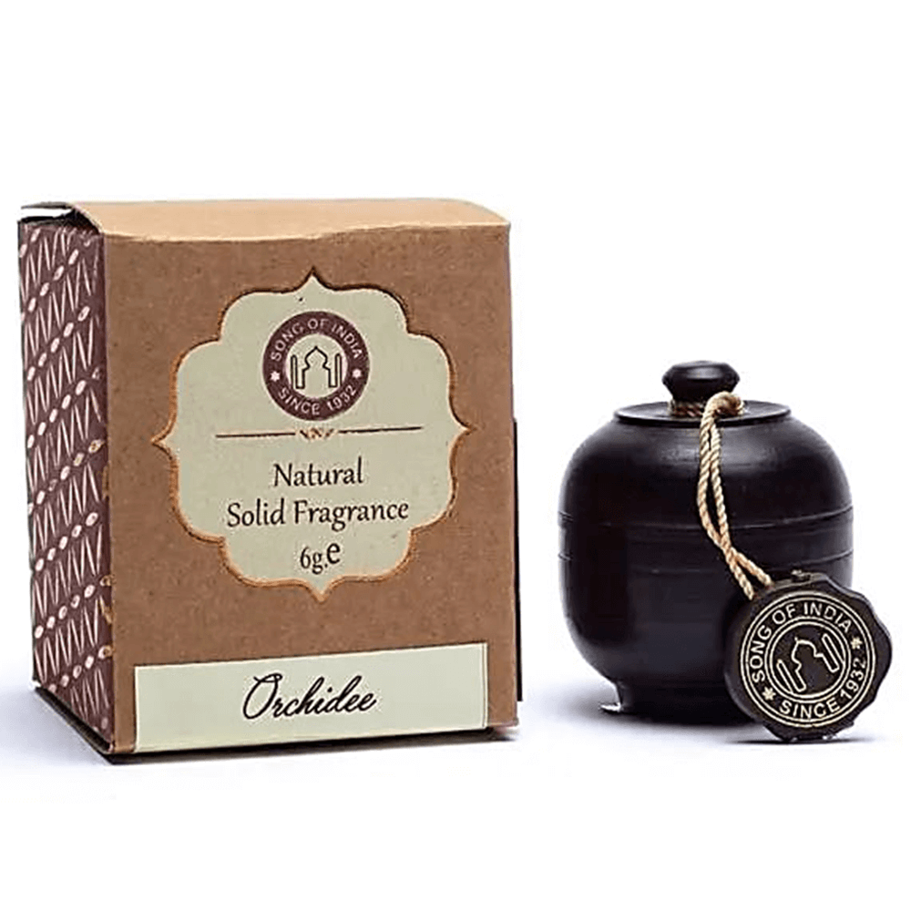 Φυσικά Αρώματα - Φυσικό Άρωμα σε Κρέμα - Ορχιδέα (Orchid) σε βάζο από Ροδόξυλο Βάρος: 6 g - mykarma.gr