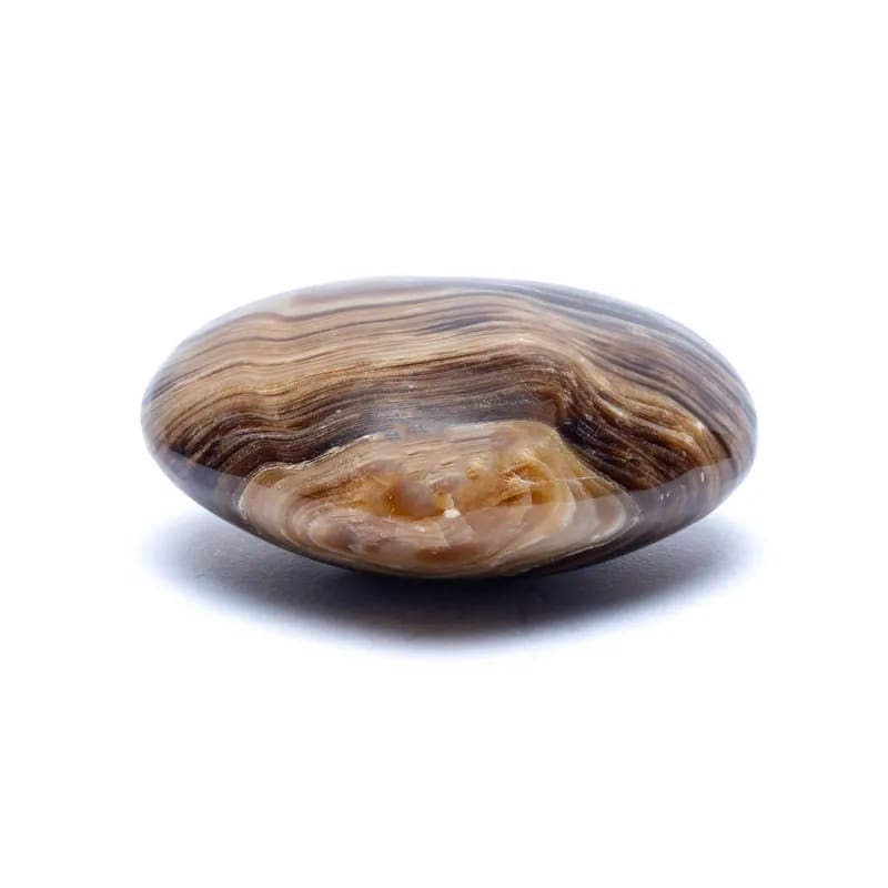 Πέτρα Ανησυχίας (Worry stone) - Καφέ Αραγωνίτης (Brown Aragonite) σε σχήμα Καρδιά Διαστάσεις: 6 x 5,5 x 3 cm (Η συσκευασία περιέχει 1 τεμάχιο) - mykarma.gr