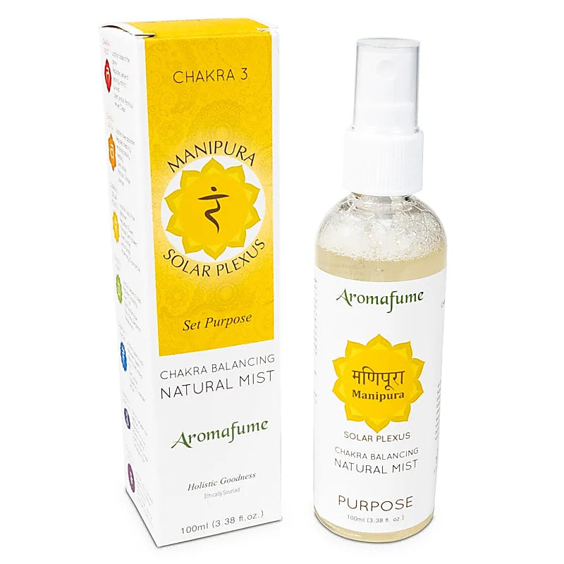 Air Freshener Spray «3o Chakra Solar Plexus Manipura»-Φυσικό Σπρέι δωματίου για καθαρισμό χώρου - καθαρισμός αύρας - με αιθέρια έλαια  100 ml | Αιθέριο Έλαιο - mykarma.gr