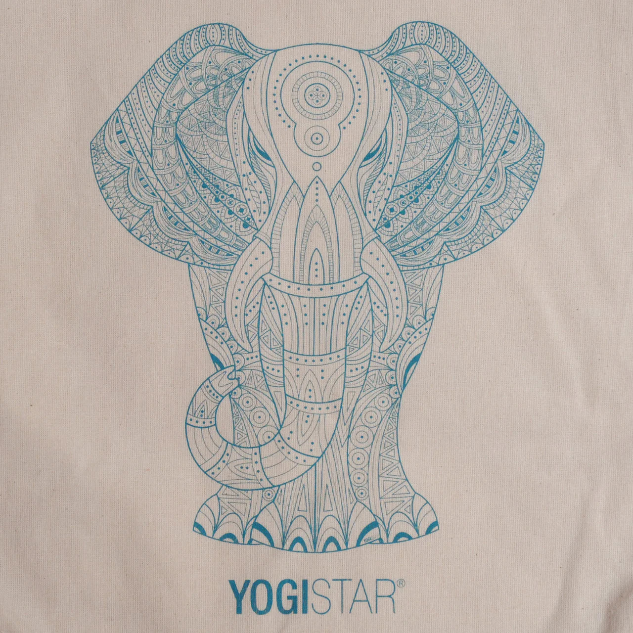 Yogistar Τσάντα πλάτης - τσάντα για γυμναστήριο Elephant - 100% Βαμβάκι Διαστάσεις: 38 x 45 cm
