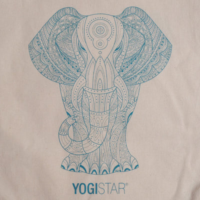 Yogistar Τσάντα πλάτης - τσάντα για γυμναστήριο Elephant - 100% Βαμβάκι Διαστάσεις: 38 x 45 cm
