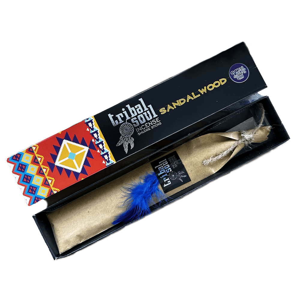 Αρωματικά Στικ Tribal Soul + Βάση - Sandalwood (Σανταλόξυλο)  15 g - mykarma.gr