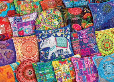 Παζλ 1000 Τεμαχίων - Puzzle “Indian Pillows” Τεχνολογία: Smart-Cut™ - mykarma.gr