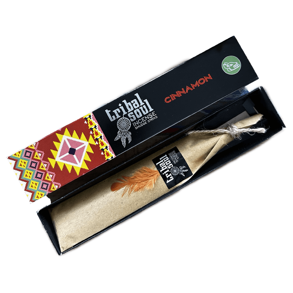 Αρωματικά Στικ Tribal Soul + Βάση - Cinnamon (Κανέλλα)  15 g - mykarma.gr