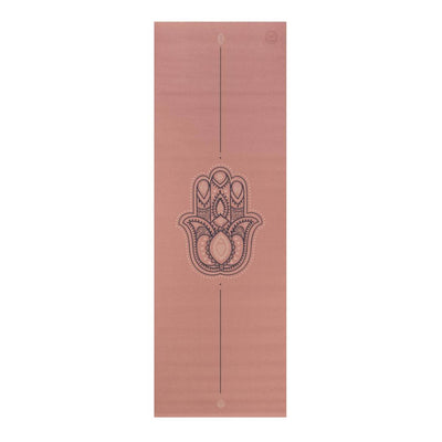 Bodhi στρώμα γιόγκα Leela με γραμμή “Hamsa” - rose tan  183 x 60 cm, 4.5 mm  Βάρος: 1,4 kg - mykarma.gr