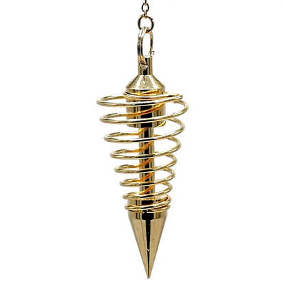 Εκκρεμές Σπείρα (Pendulum Spiral) ορείχαλκου Διαστάσεις:  26g  6cm - mykarma.gr