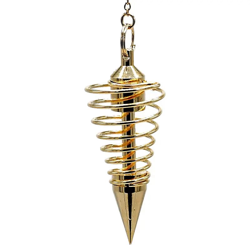 Εκκρεμές Σπείρα (Pendulum Spiral) ορείχαλκου Διαστάσεις:  26g  6cm - mykarma.gr