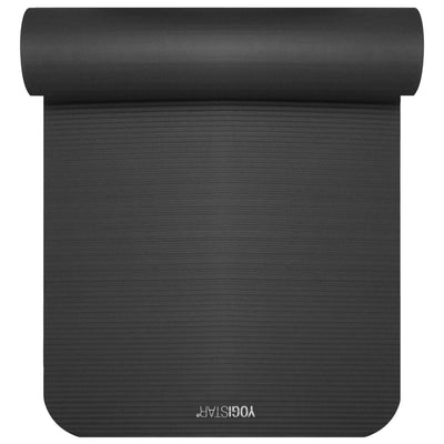 Yogistar - Fitness Mat Gym - black Διαστάσεις: 180cm x 60cm x 10mm Βάρος: 1,4 kg - mykarma.gr