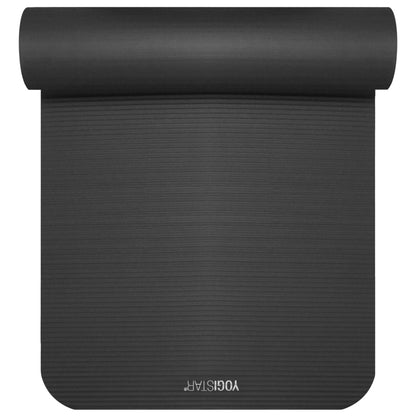 Yogistar - Fitness Mat Gym - black Διαστάσεις: 180cm x 60cm x 10mm Βάρος: 1,4 kg - mykarma.gr