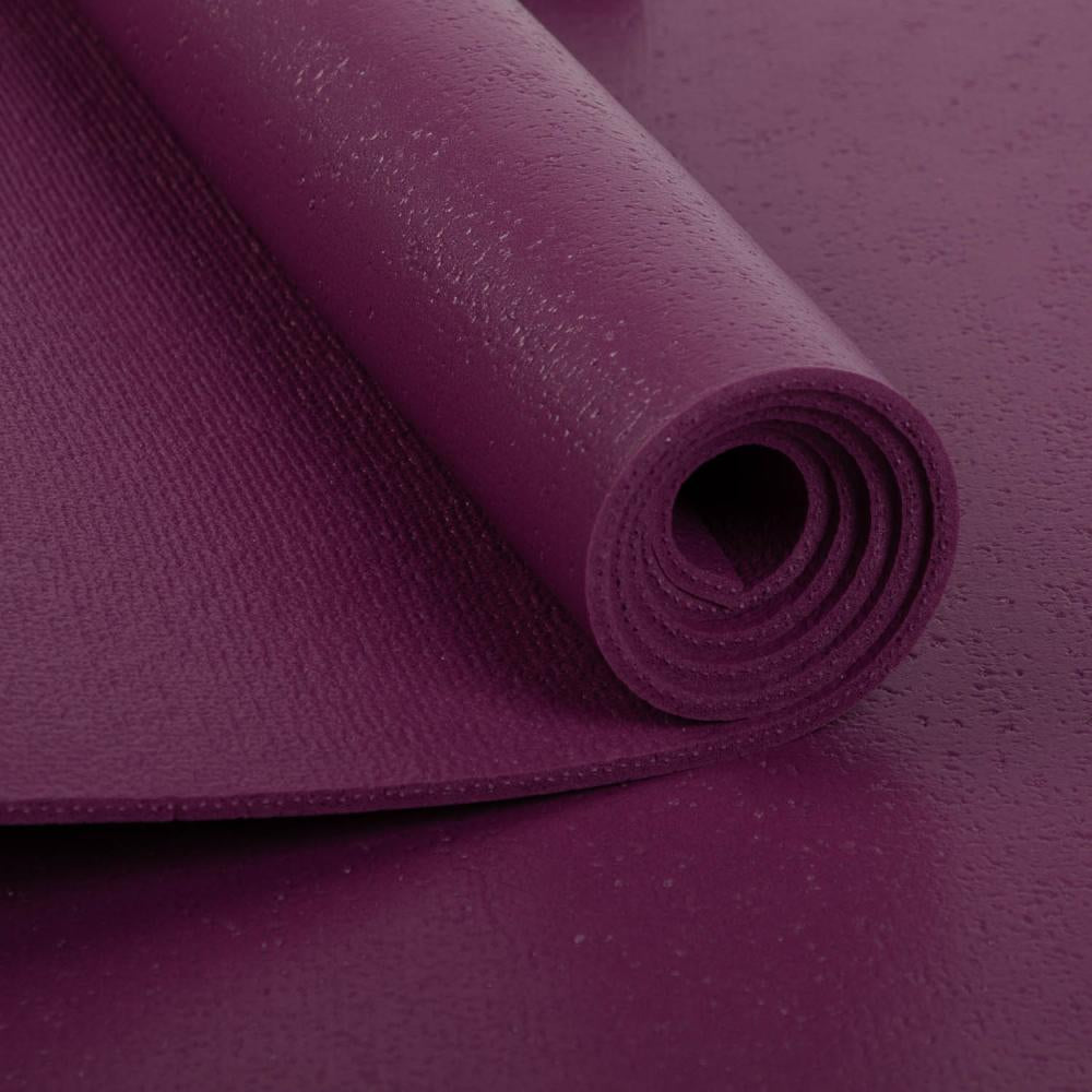 Bodhi στρώμα γιόγκα Premium Rishikesh PVC με δύο ελαστικούς ιμάντες - berry  183 x 60 cm, 4.5 mm - mykarma.gr