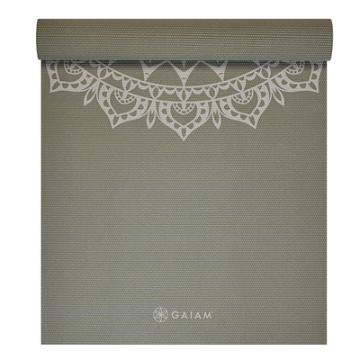 Gaiam  Στρώμα Yoga Olive Marrakesh Διαστάσεις: Μήκος: 173 εκ Πλάτος: 61 εκ Πάχος: 5 mm - mykarma.gr