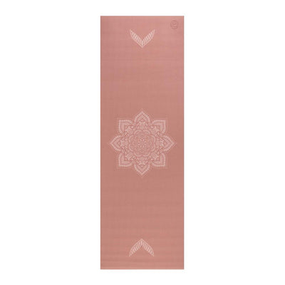 Bodhi στρώμα γιόγκα Leela “Mehndi Mandala” - rose tan  183 x 60 cm, 4.5 mm  Βάρος: 1,4 kg - mykarma.gr