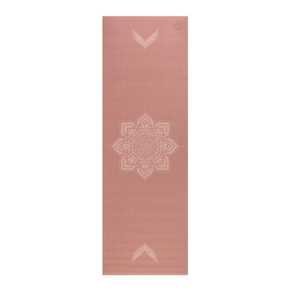 Bodhi στρώμα γιόγκα Leela “Mehndi Mandala” - rose tan  183 x 60 cm, 4.5 mm  Βάρος: 1,4 kg - mykarma.gr