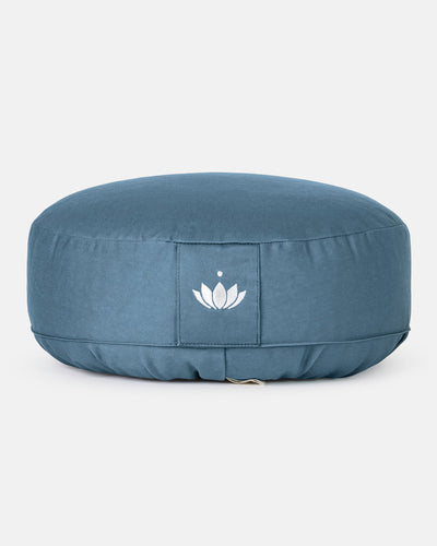 Lotuscrafts Μαξιλάρι Διαλογισμού Lotus - Marine Blue Διαστάσεις: 31 × 10 εκ - mykarma.gr
