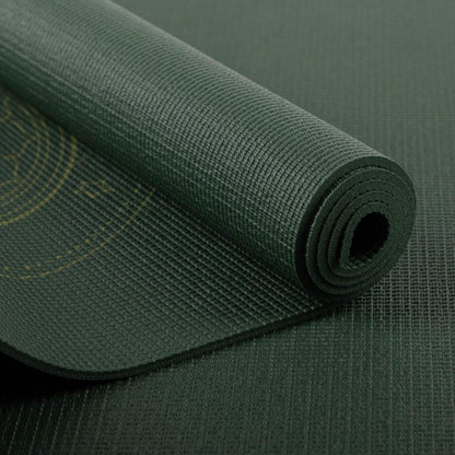 Bodhi στρώμα γιόγκα Leela “Yantralign” - forest green  183 x 60 cm, 4.5 mm  Βάρος: 1,4 kg - mykarma.gr