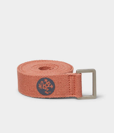 Manduka Ιμάντας - Unfold Yoga Strap - Clay   244cm x 3,2cm - mykarma.gr