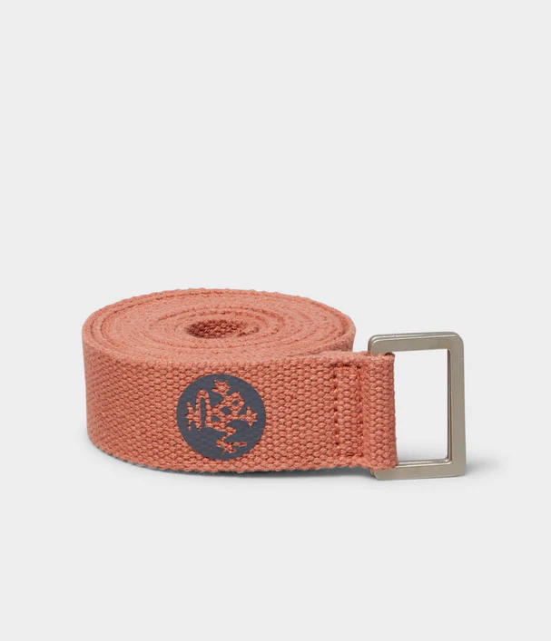 Manduka Ιμάντας - Unfold Yoga Strap - Clay   244cm x 3,2cm - mykarma.gr