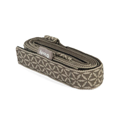 Ιμάντας Μεταφοράς για Στρώμα Yoga - Mat Carry Strap «Flower of Life» - warm gray/taupe