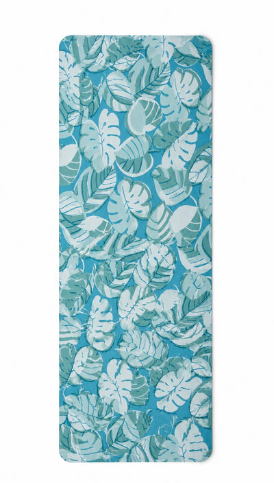 Στρώμα Yoga Balance Design Mat - Tropical Leaves  Διαστάσεις: 185cm x 65cm x 5,5mm
