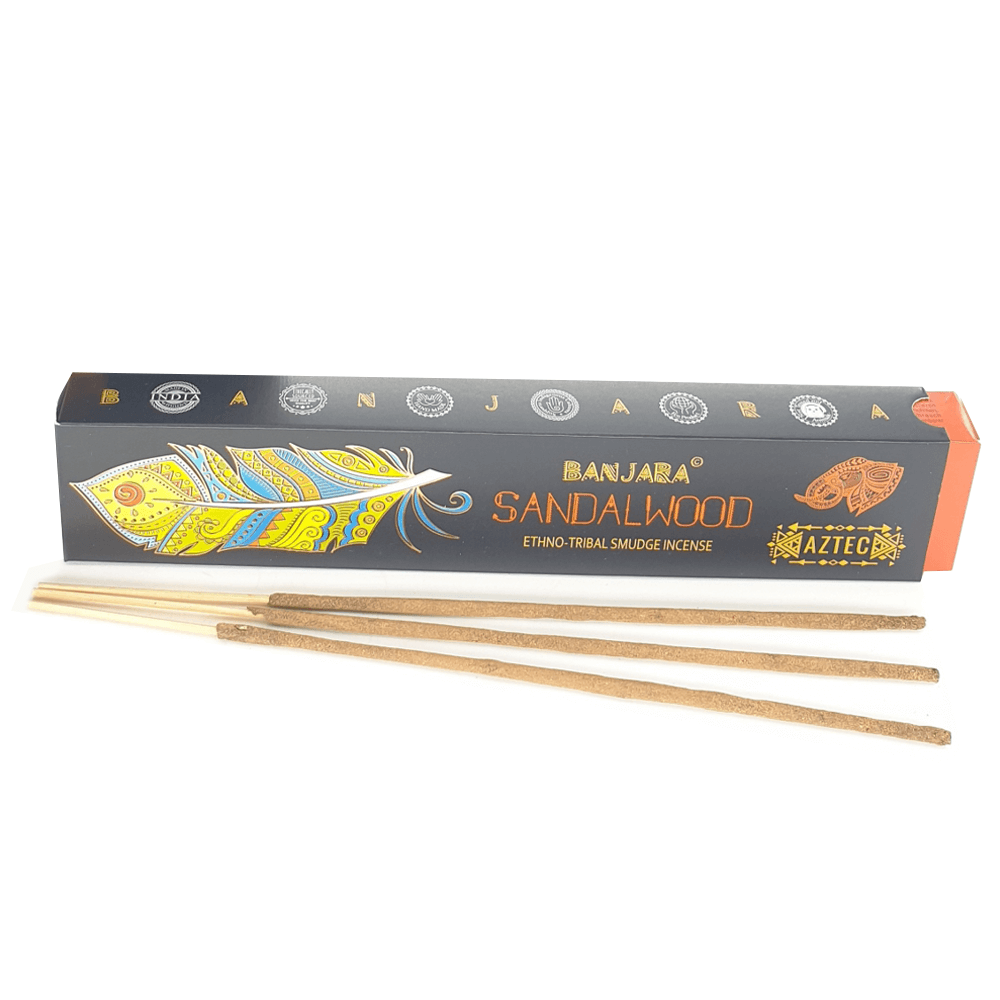 Αρωματικά Στικ Banjara - Σανταλόξυλο (Sandalwood) Χρόνος καύσης: 50 λεπτά για κάθε ραβδί - mykarma.gr