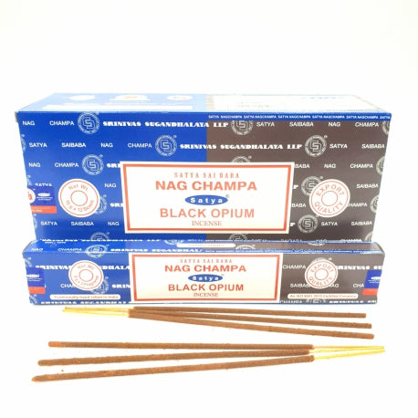 Αρωματικά Στικ 2 σε 1 Satya Sai Baba - Nag Champa & Black Opium Βάρος: 16γρ