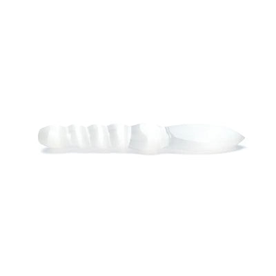 Spiral Athame - τελετουργικό εργαλείο από Σεληνίτη (Selenite) Διαστάσεις: ±15x3x2 cm - mykarma.gr