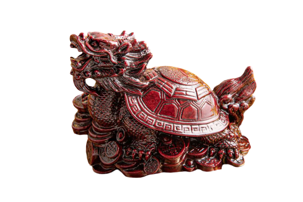 Feng Shui Δρακοχελώνα με Νομίσματα Διαστάσεις : 11 x 9,5 x 8 cm Βάρος: 240 g - mykarma.gr