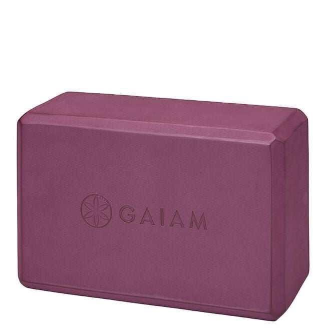 Gaiam - Yoga & Pilates block - Midnight Plum - τουβλάκι γιόγκα Διαστάσεις: 23 cm x 15 cm x 10 cm - mykarma.gr