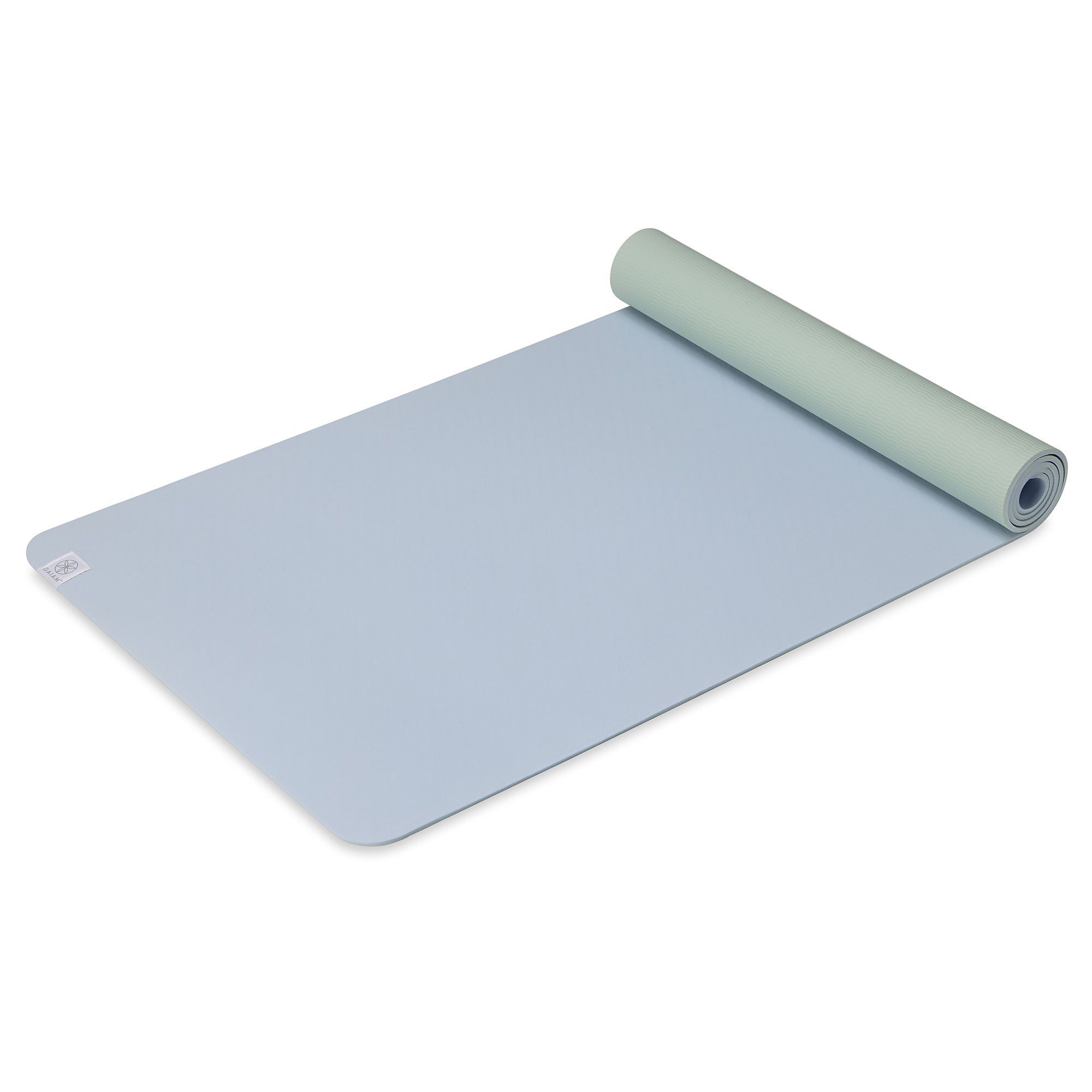Gaiam Performance Yoga Mat - Στρώμα TPE με ιμάντα μεταφοράς - Chambray Sea Salt Διαστάσεις: Μήκος: 173 εκ Πλάτος: 61 εκ Πάχος: 6 mm - mykarma.gr