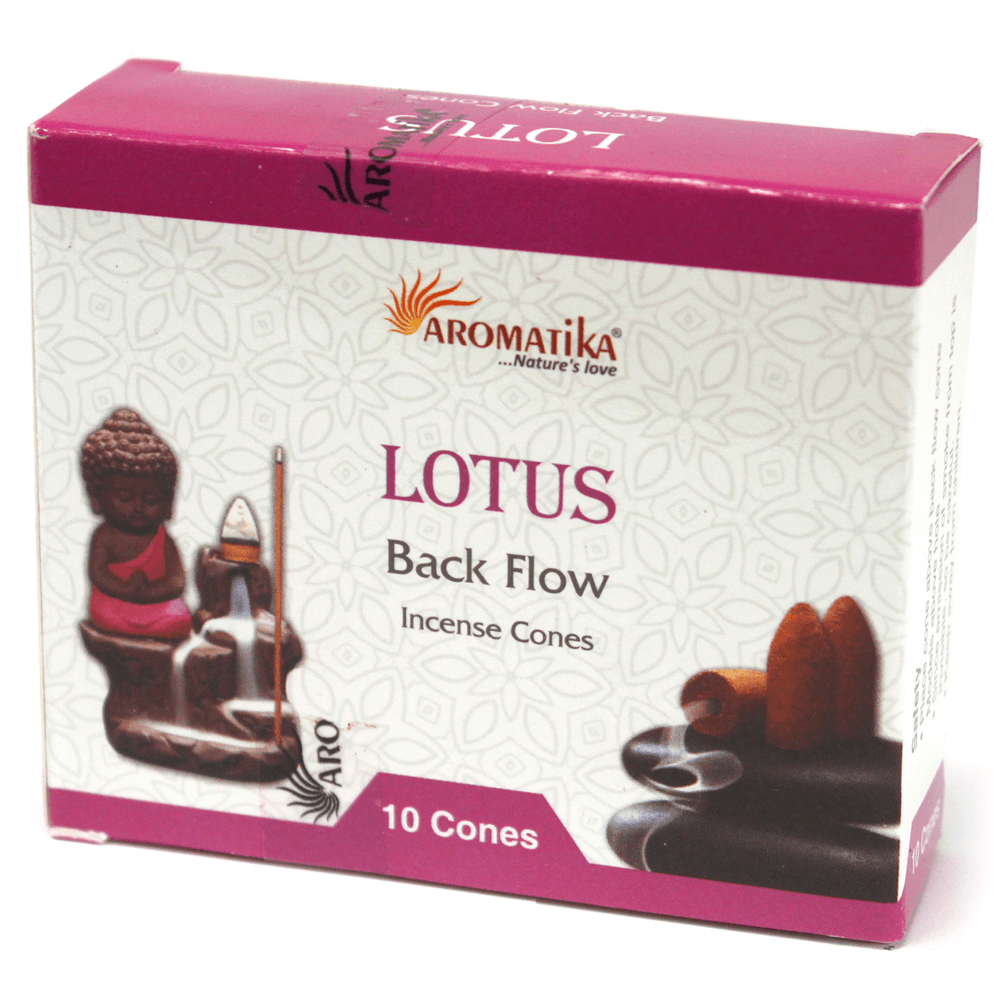 Κώνοι θυμιάματος αναστροφής ροής Backflow - Λωτό (Lotus) Βάρος: 30 g Περιεχει 10 κώνους - mykarma.gr