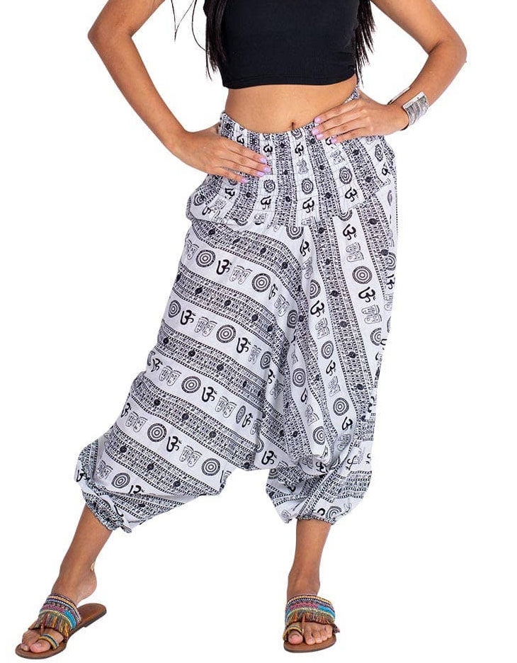 Om Symbol Afghan Trousers - MPA50091 - mykarma.gr