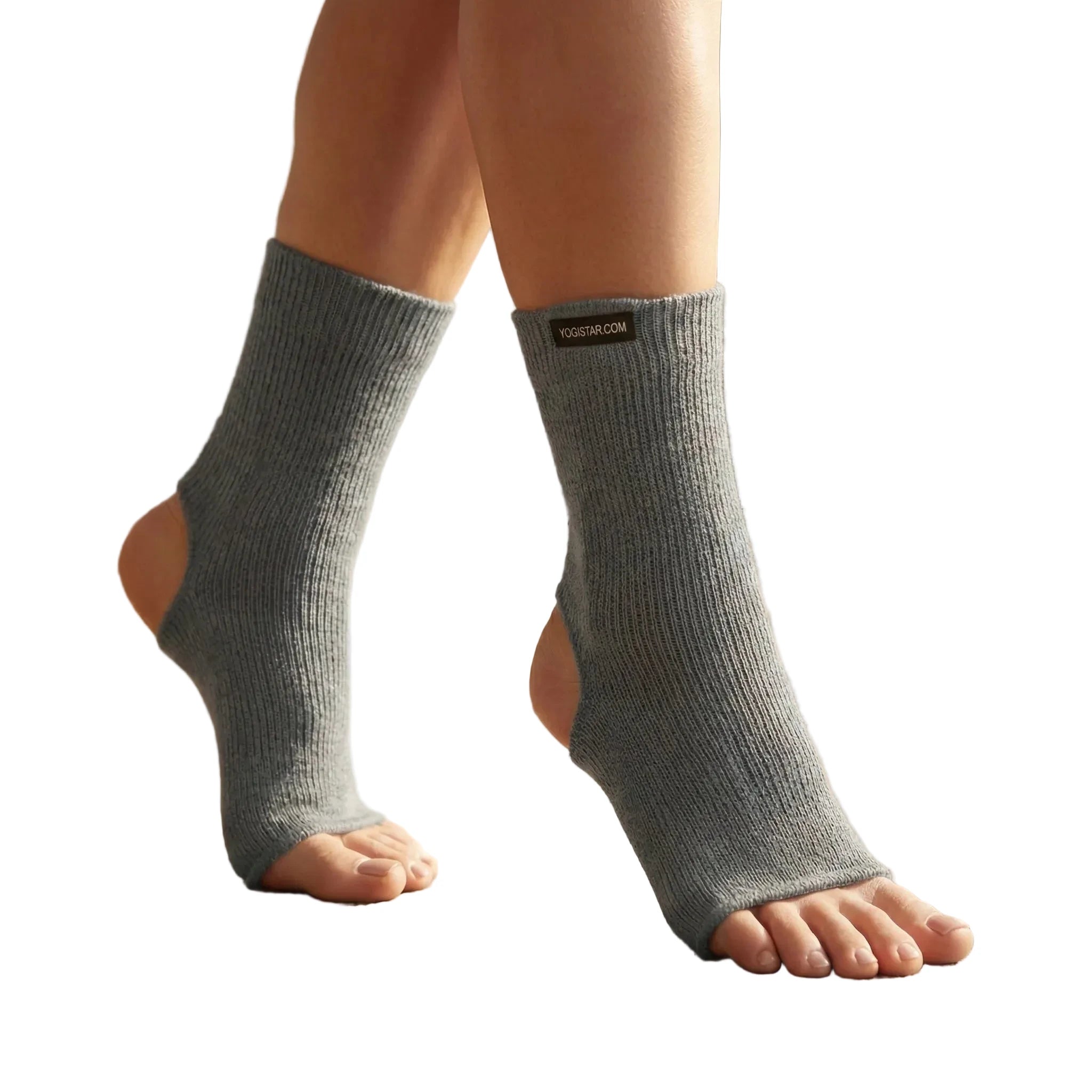 Yogistar - Κάλτσες για Γιόγκα - Graphite Cotton Μέγεθος: One Size - mykarma.gr