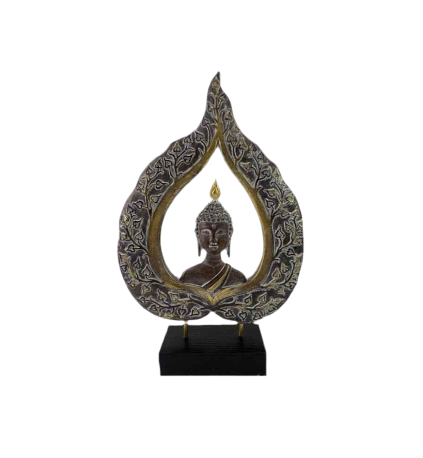Άγαλμα Buddha από ρητίνη Διαστάσεις: 26,5x8,2x41 cm