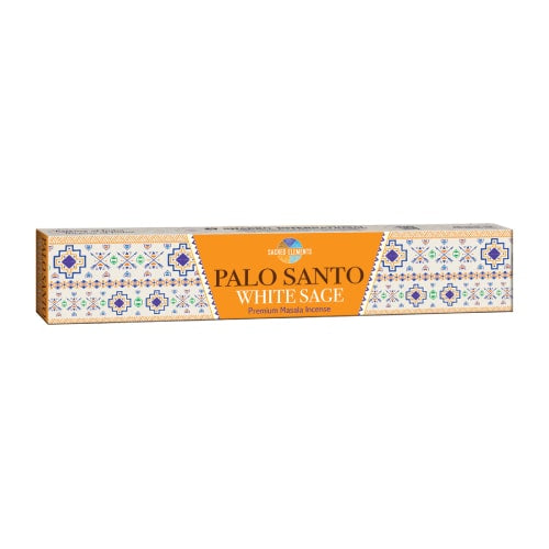HEM Blend Series Masala Incense Stick – Άρωμα Palo Santo & White Sage (Λευκό Φασκόμηλο) – 15g