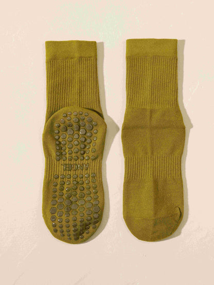 Αντιολισθητικές Κάλτσες - Non-Slip Socks Mid-Calf – Yoga & Pilates - ποικιλία χρωμάτων  No 36-41
