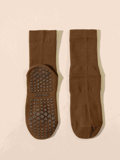 Αντιολισθητικές Κάλτσες - Non-Slip Socks Mid-Calf – Yoga & Pilates - ποικιλία χρωμάτων  No 36-41 - mykarma.gr