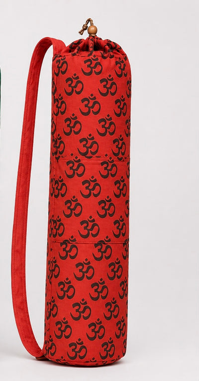Yoga Mat Bag - Τσάντα Μεταφοράς για στρώμα με πρακτικό κορδόνι - βαμβάκι - ποικιλία χρωμάτων Διαστάσεις: 74x14 cm Ø14 cm