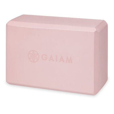 Gaiam - Yoga & Pilates block - Ballet Powder - τουβλάκι γιόγκα Διαστάσεις: 23 cm x 15 cm x 10 cm - mykarma.gr