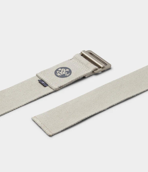 Manduka Ιμάντας - AligN Yoga Strap - Linen   244cm x 4.4cm - mykarma.gr
