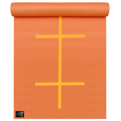 Yogistar - Yoga mat 'Plus - alignment'/Mango - Αντιολισθητικό στρώμα με ευθυγραμμίσεις για Yoga & Pilates Διαστάσεις: 195 cm x 61 cm x 5 mm Βάρος: 1,5 kg - mykarma.gr