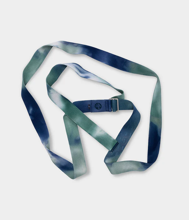 Manduka Ιμάντας - AligN Yoga Strap - Blue Toad   304cm x 4.4cm - mykarma.gr