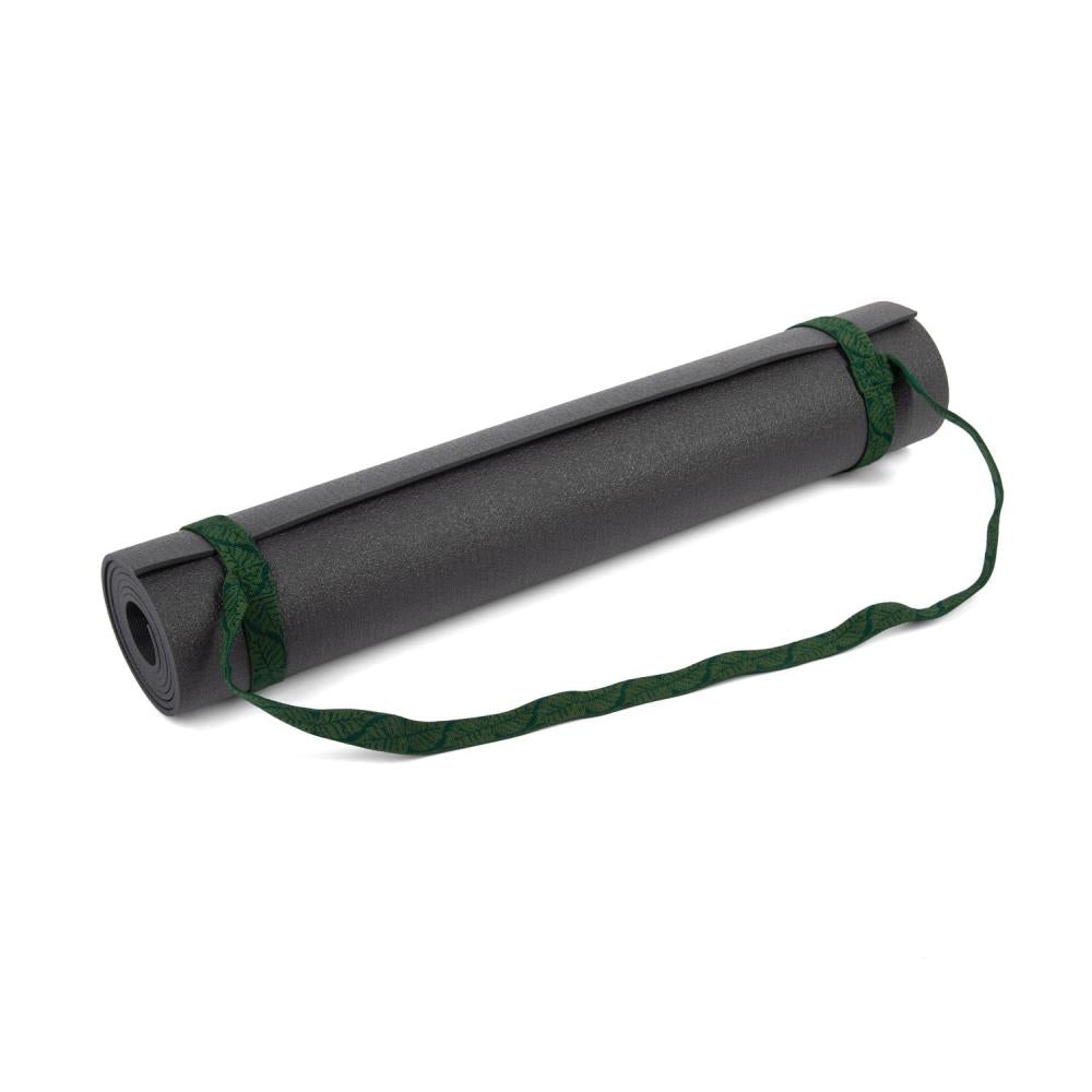 Ιμάντας Μεταφοράς για Στρώμα Yoga - Mat Carry Strap «Bodhi Leaves» - deep green
