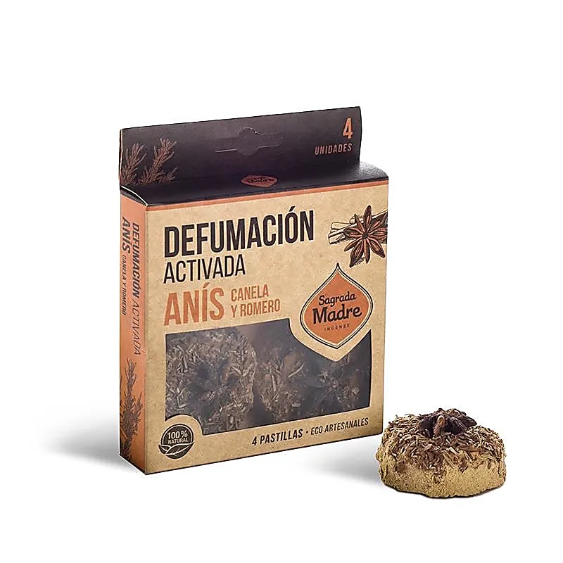 Sagrada Madre Δίσκοι Θυμιάματος από Anise,Cinnamon & Rosemary (γλυκάνισο, κανέλα, δεντρολίβανο) – Ευημερία & Διαίσθηση  56 g - mykarma.gr