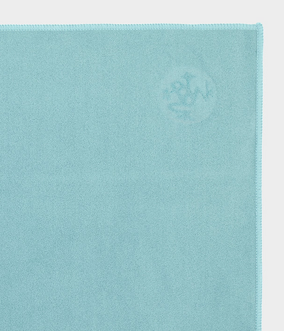 Manduka πετσέτα Στρώματος eQua® Yoga Towel - Blue Lotus  183 x 67 cm   400 g