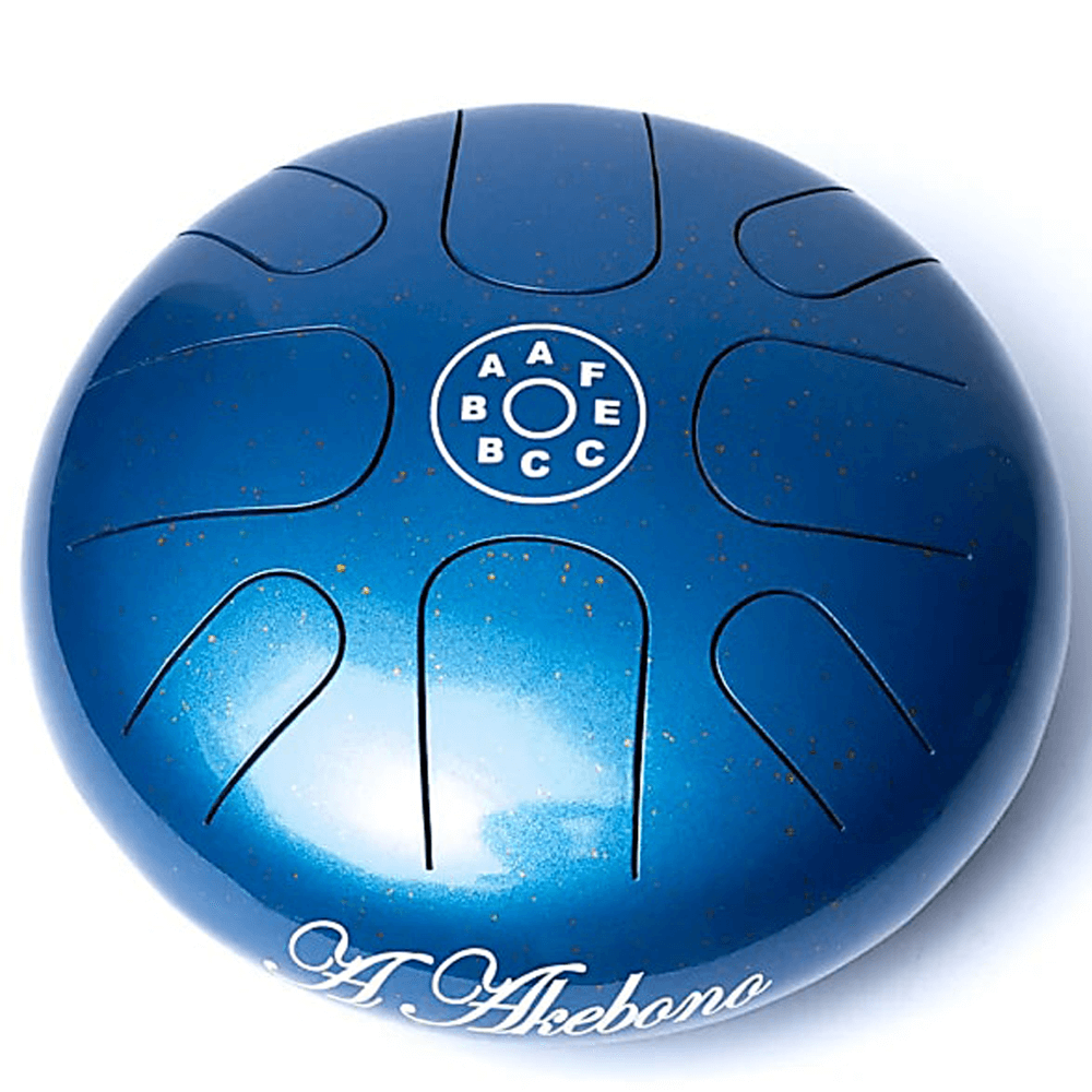 Τύμπανο γλώσσας (Metal Tongue Drum) “Akebono” με σφυριά Διαστάσεις: 27 cm  2170 g - mykarma.gr