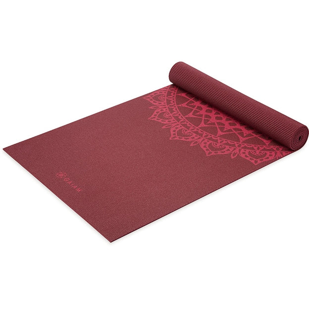 Gaiam Στρώμα Yoga Cherry Marrakesh Διαστάσεις: Μήκος: 173 εκ Πλάτος: 61 εκ Πάχος: 5 mm Βάρος: 1,5 kg