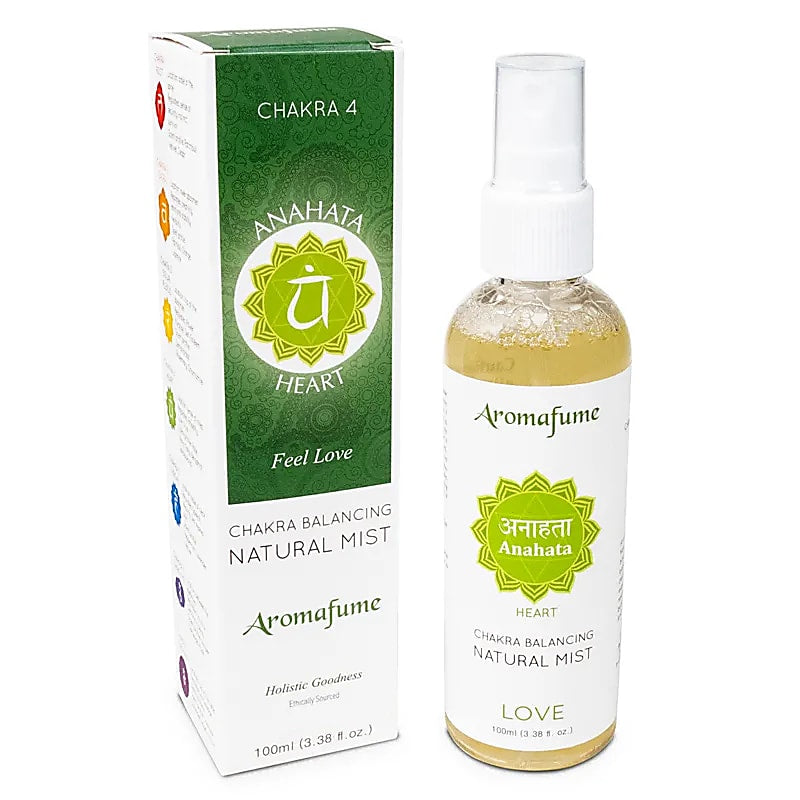 Air Freshener Spray «4o Chakra Heart Anahata»-Φυσικό Σπρέι δωματίου για καθαρισμό χώρου - καθαρισμός αύρας - με αιθέρια έλαια  100 ml | Αιθέριο Έλαιο - mykarma.gr